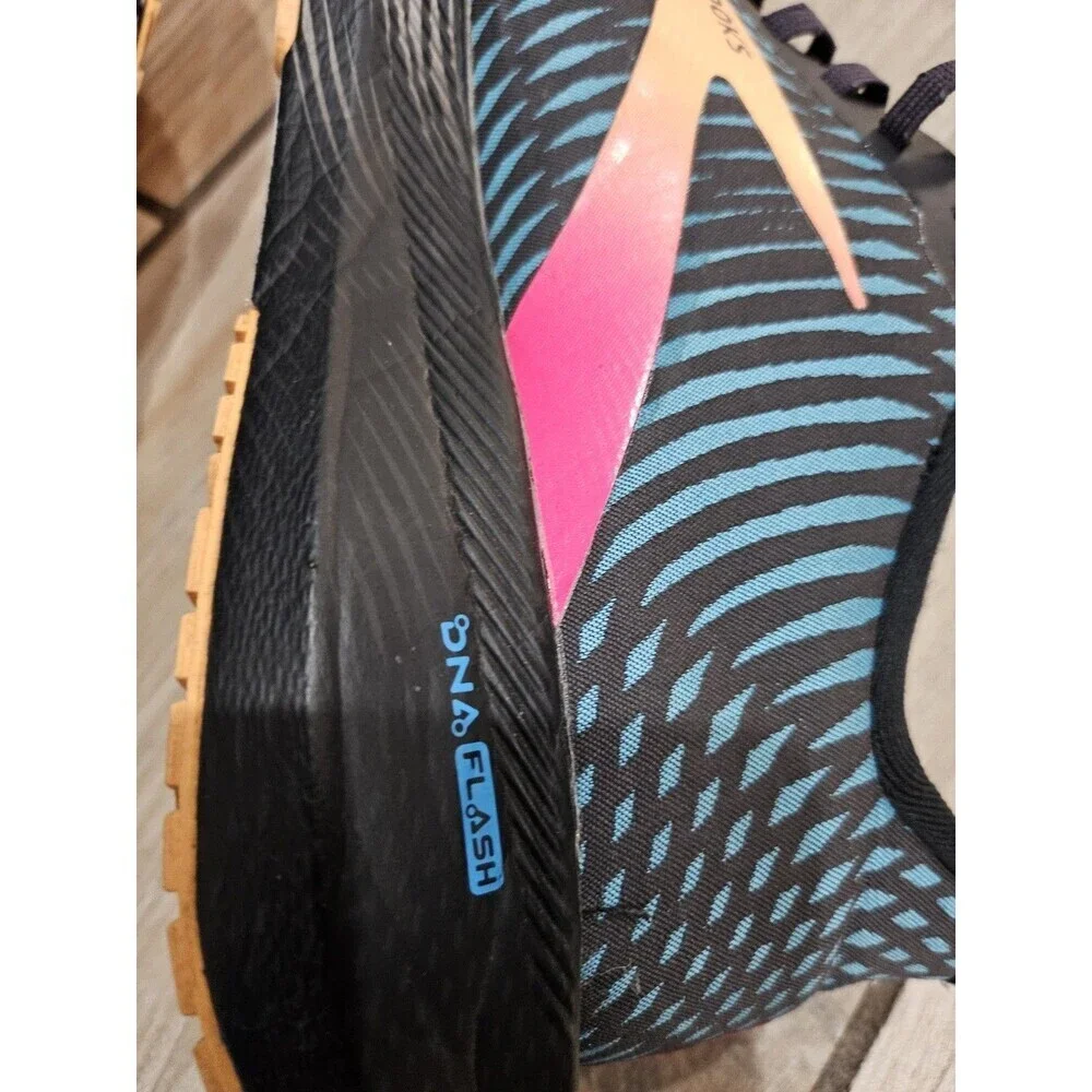 Brooks Women's Hypertension Temp Black and Teal Running Shoes 10.5 - Picture 12 of 16